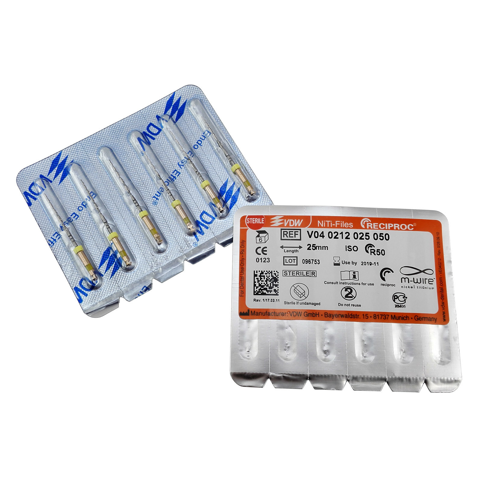 MacDent Dental Files Gutta Percha Points Absorbent Paper Tips R25 R40 R50