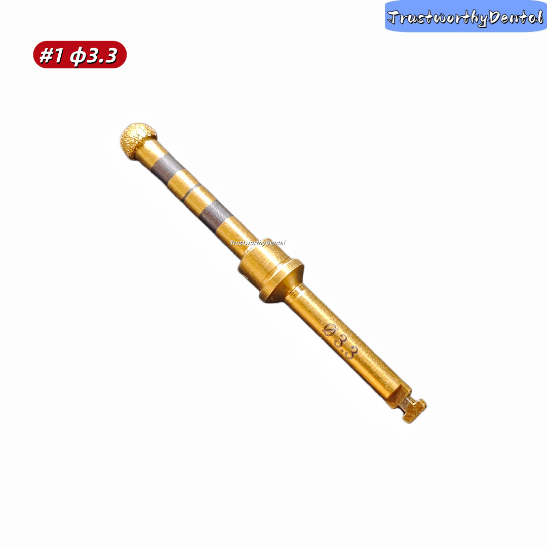 Dental Diamond Golden Lateral Approach Maxillary Sinus Lift Drills Reamer Bur
