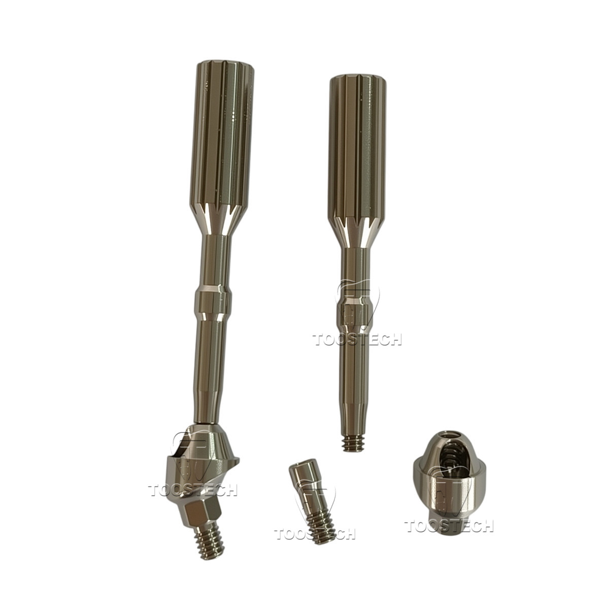 3pcs MUA 17º 30º angled multi unit abutment titanium fits to MIS Seven NP/SP