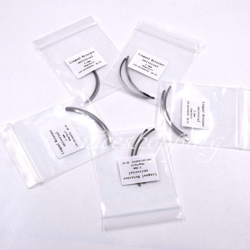 2PcsDental Universal Ortho Universal Lingual Retainers Retenedor Mesh Base 2.0mm