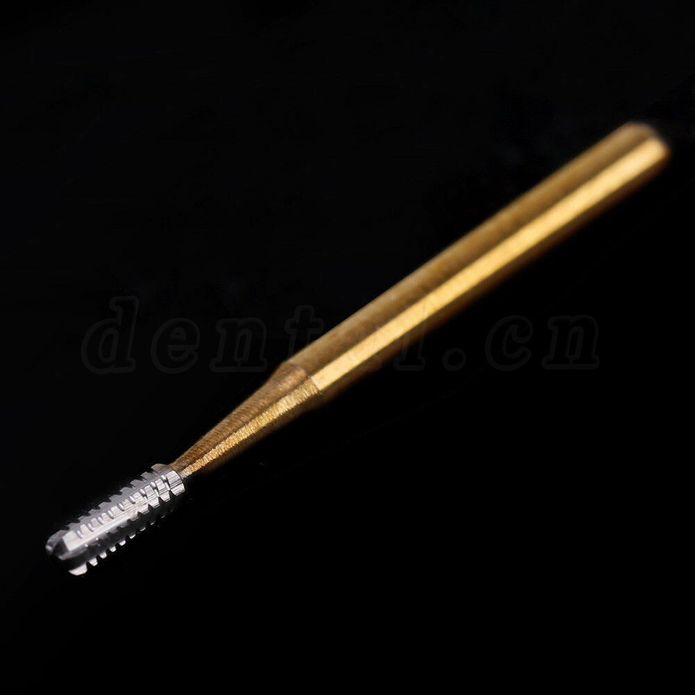 1-10 Box Dental Tungsten Steel Carbide Bur Crown Cutting Burs FG-1957 1.0*19mm