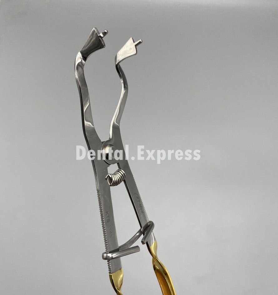 4pc Dental Resin Soft Clamp Plier Dam Sheet Clamps For Molar Premolar Clips