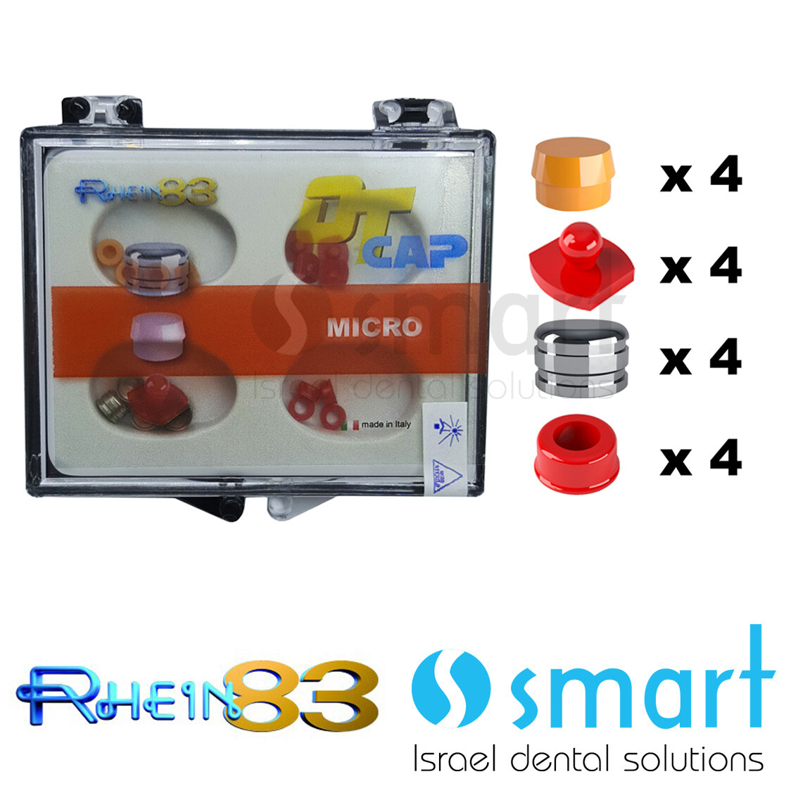 Rhein83 OT cap micro ball attachment castable single spheres Overdenture 092CAM