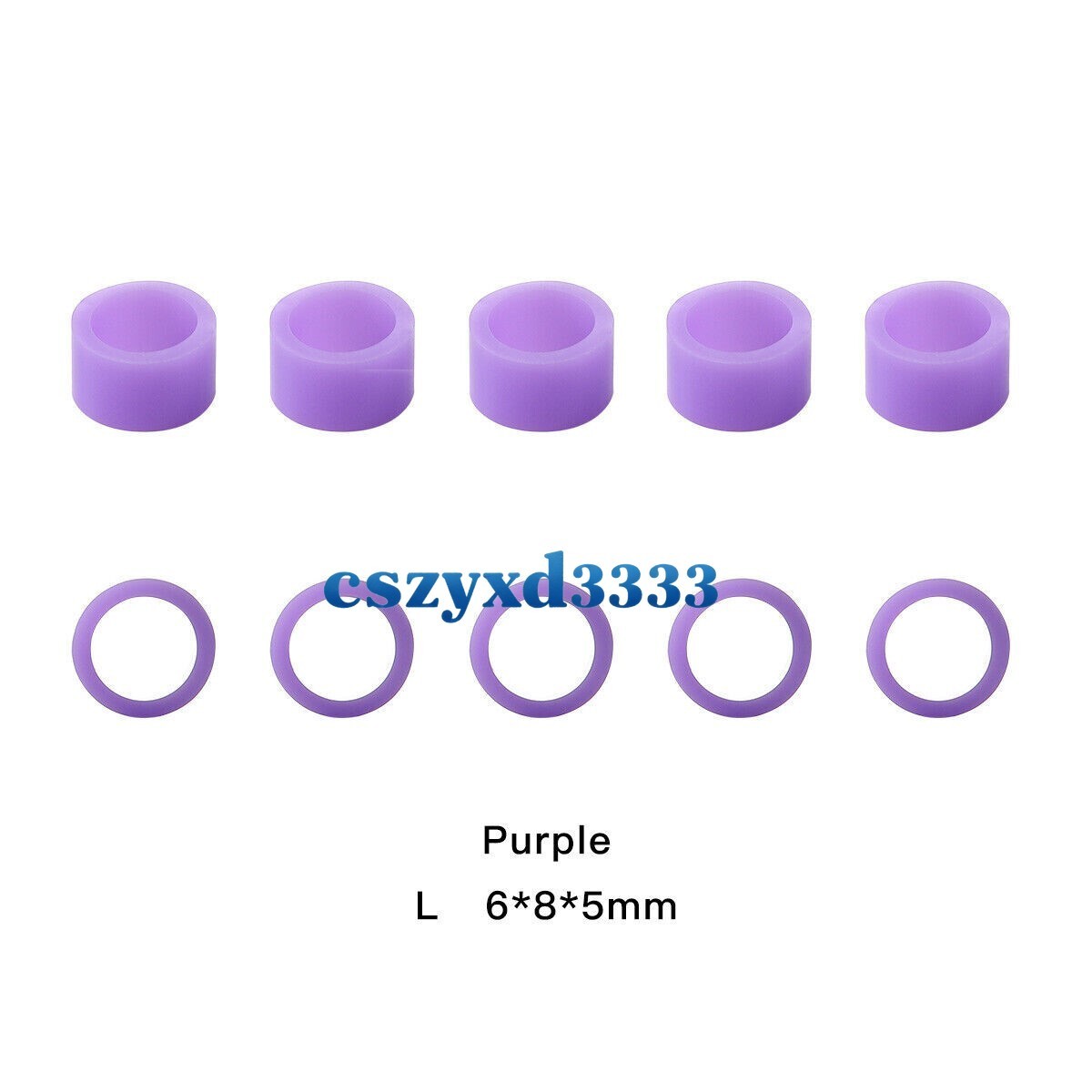 100Pcs Dental Code Ring Multi-Color Autoclavable Dental Silicone Color Code Ring