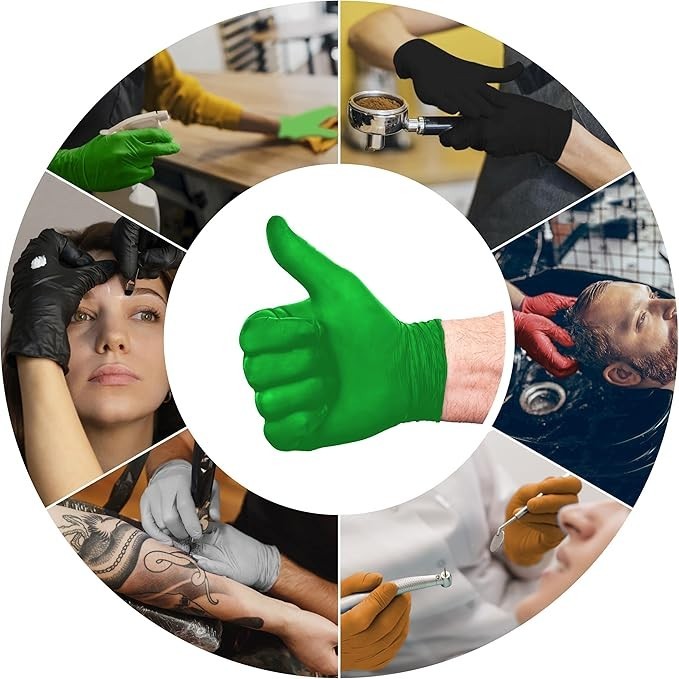 Level 3 Nitrile Gloves Professional Heavy Duty Disposable Gloves Latex Free