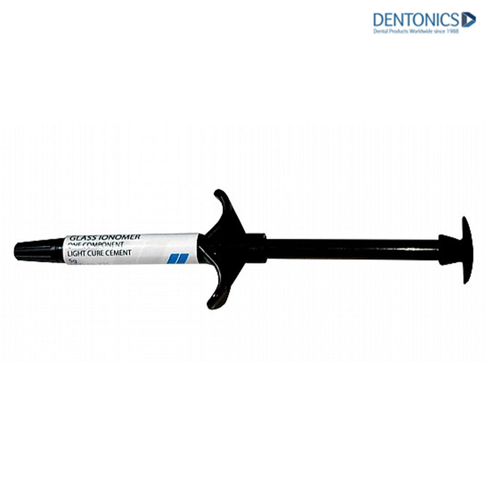 Dental Dentonics Master Dent One Component Glass Iono mer Cement Liner Light