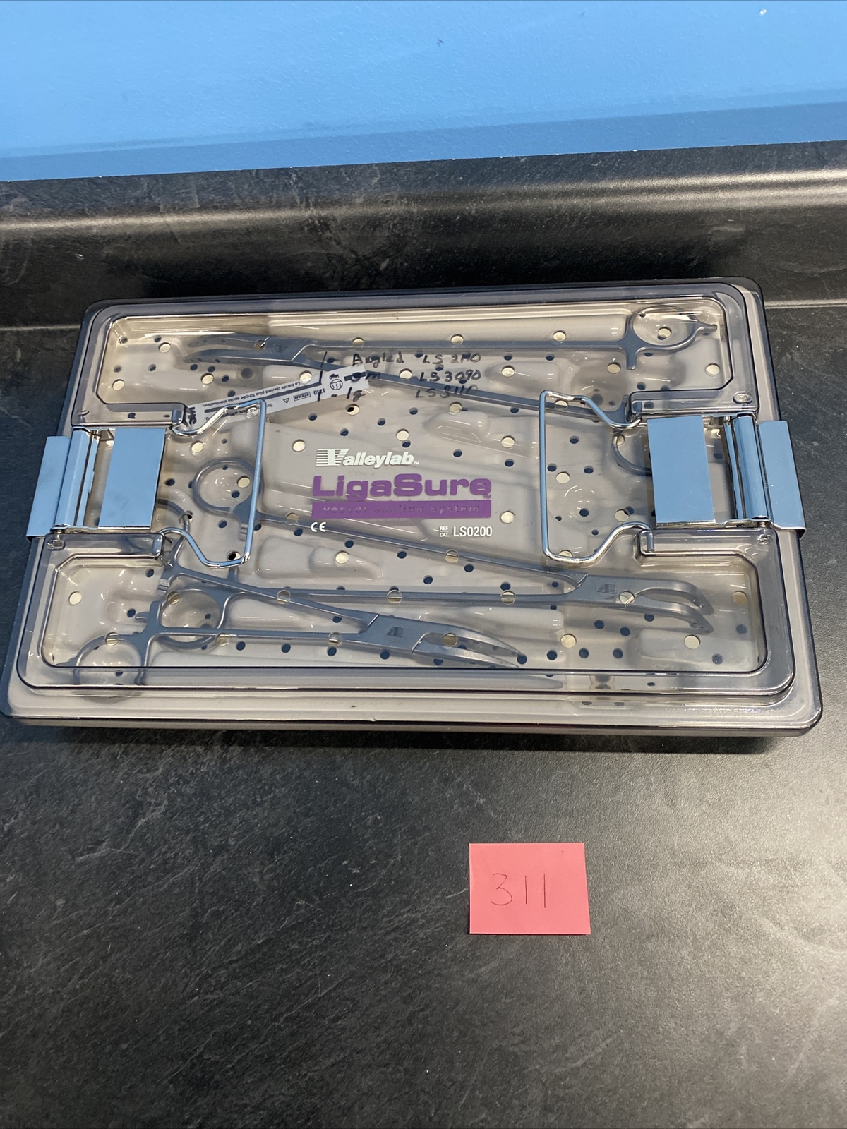 Valleylab LS0200 LigaSure Sterilization Container With Instruments Very Nice