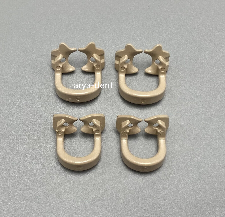 Dental Resin Soft Clamp Universal Rubber Dam Barrier Clips For Molar Premolar