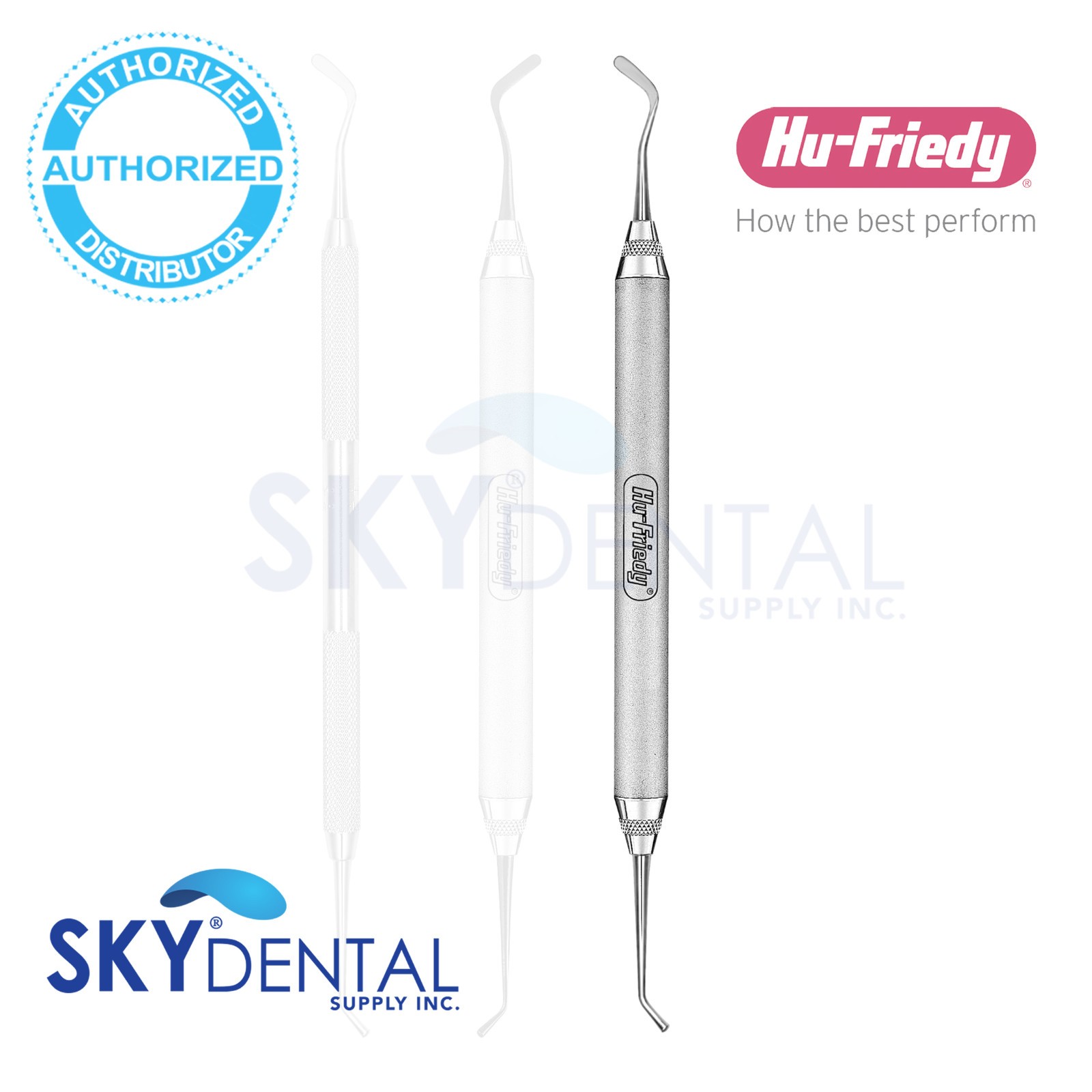 Hu-Friedy 2 Goldstein Flexi-Thin Composite Instrument CIGFT2 CIGFT26 TNCIGFT2