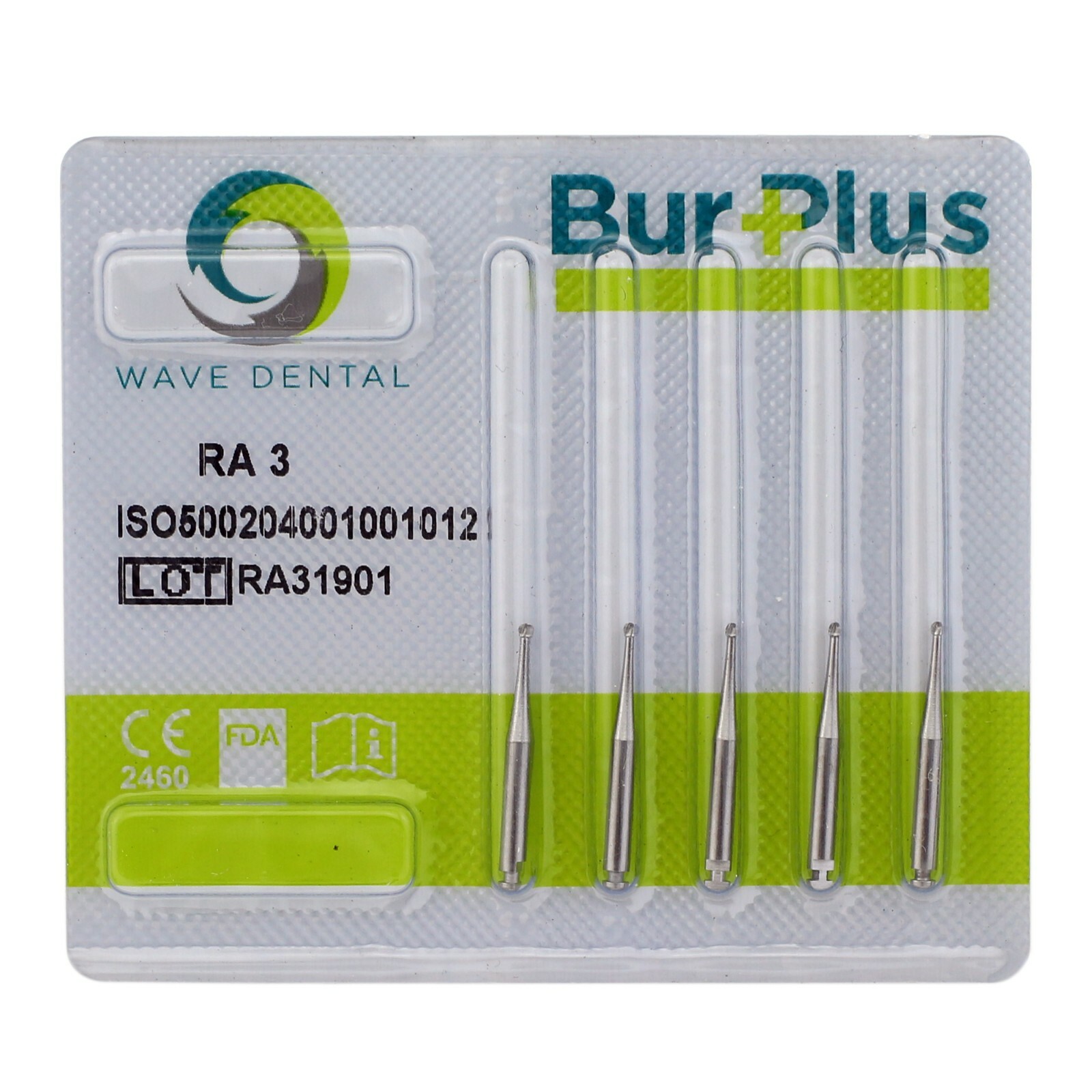 Wave Dental Operative Carbide Bur Latch Surgical Burs RA Round Taper LAOS 26mm