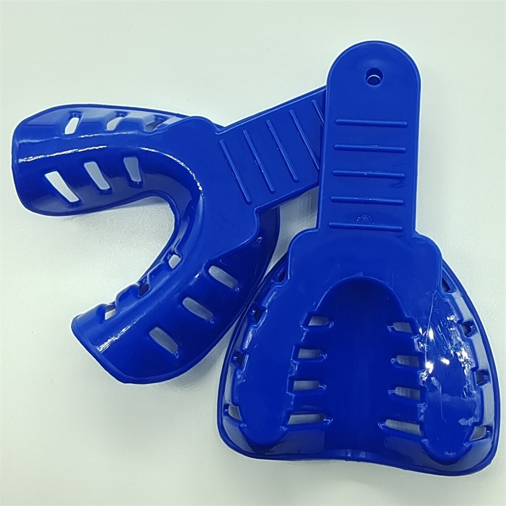 60 Pcs Plastic Autoclavable Dental Impression Trays Sizes L/M/S Adult Child U/L