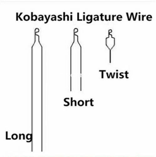 Dental Orthodontic Wire Preformed & Kobayashi Ligature Ties Stainless Steel Wire