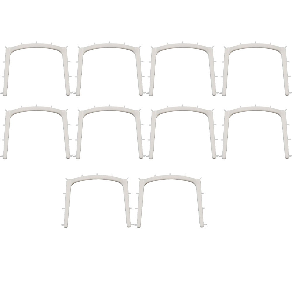 10Pc Dental Autoclavable Plastic Rubber Dam Frame Holder U Shape Instrument NEW