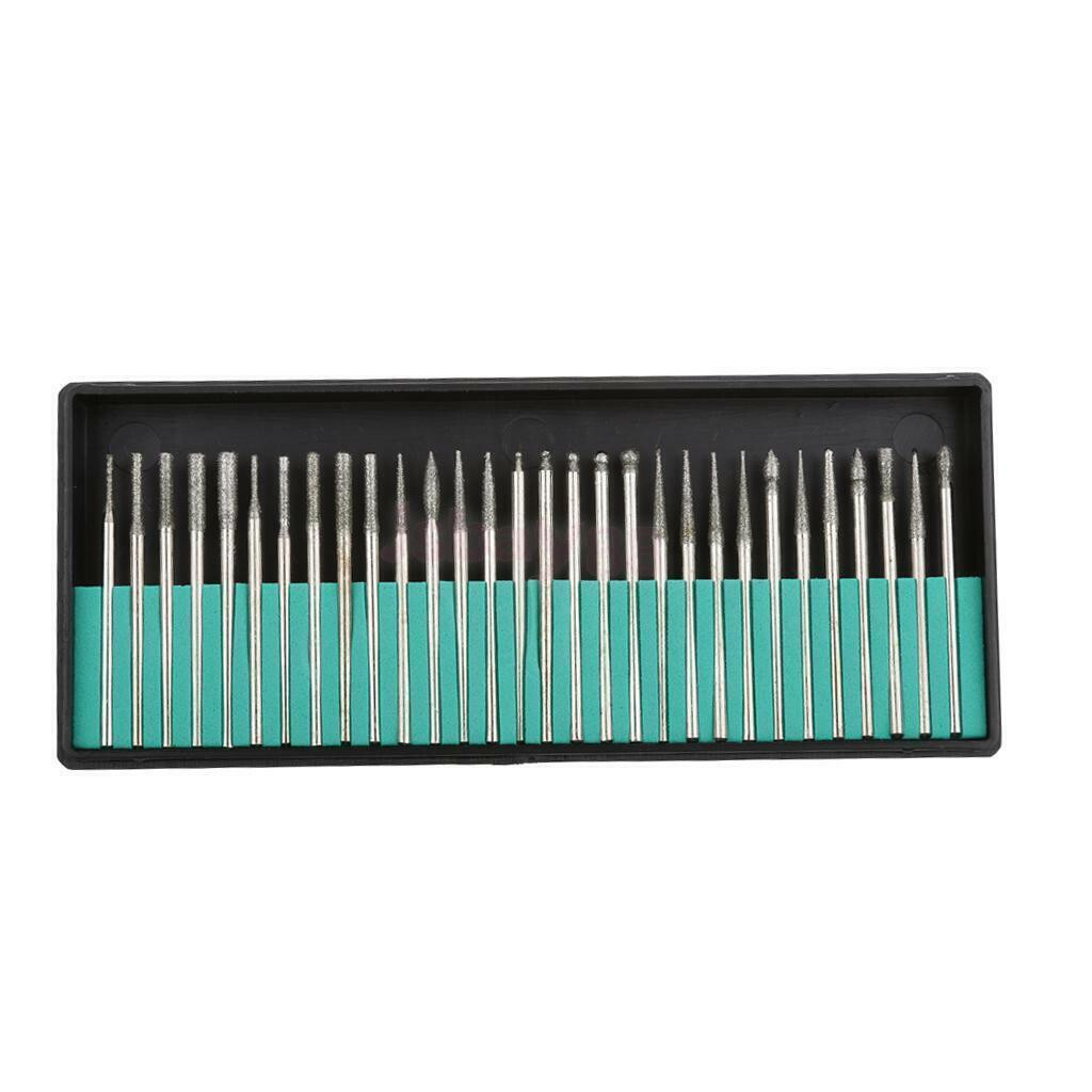 30 Pcs New Dental Diamond Burs Millers Tooth Drill Jewelers Dentist Lab Products