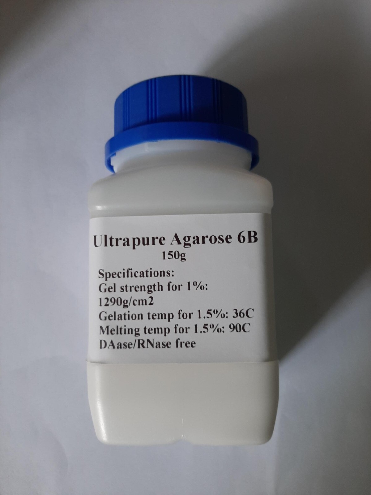 Ultrapure agorose for lab applications, molecular grade, low EEO, 150g