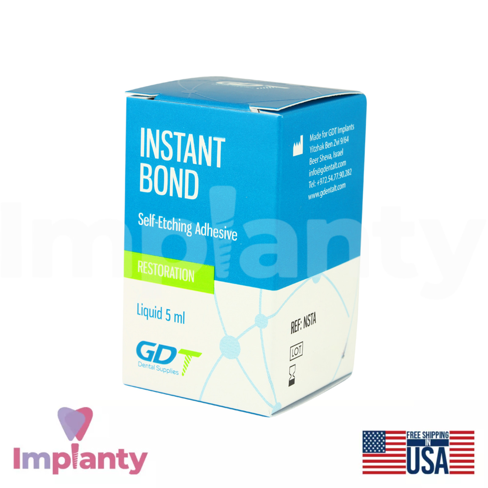 One Step Self Etchng Adhesive 5ml Light Cure Dental Bonding Restoration