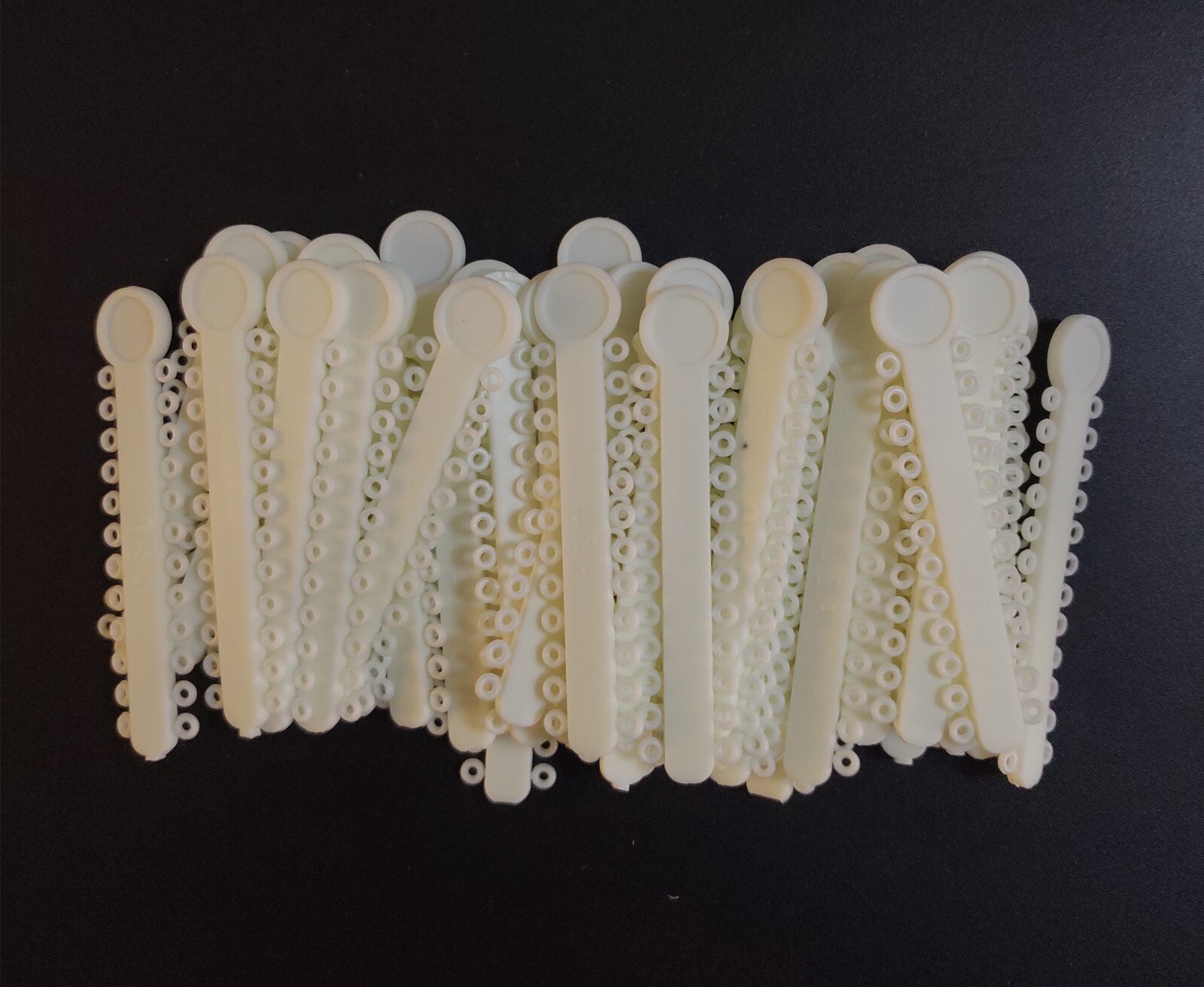 5Packs 5040 Pcs Dental Orthodontic Ligature Ties Elastic Rubber Bands 38 Colors