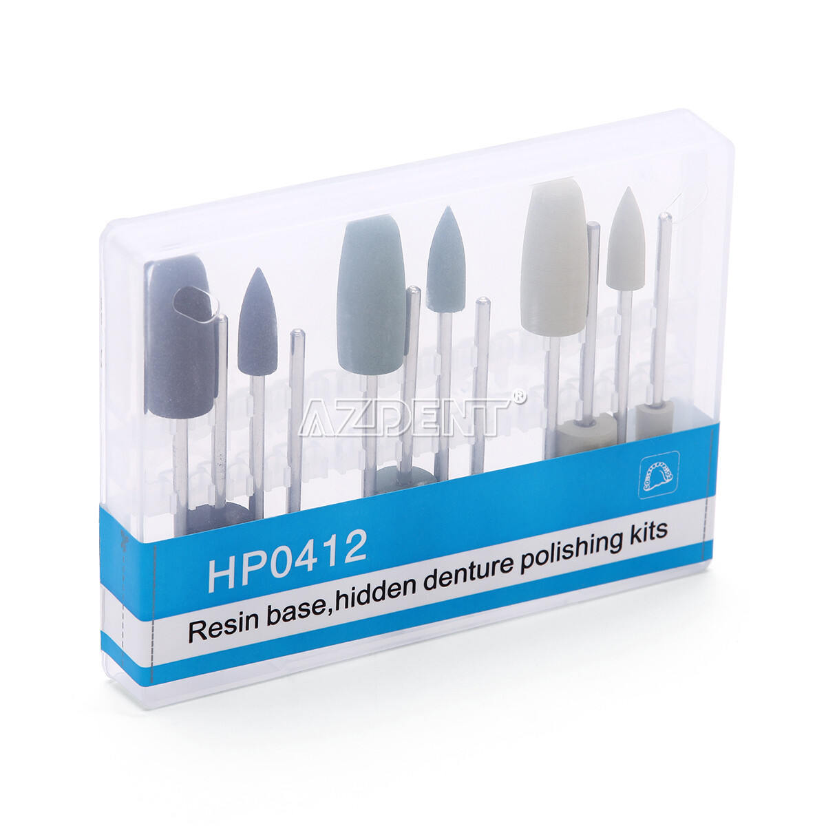 Dental Composite Polishing Kit RA HP Ceramics Polisher Resin / Low Contra Angle