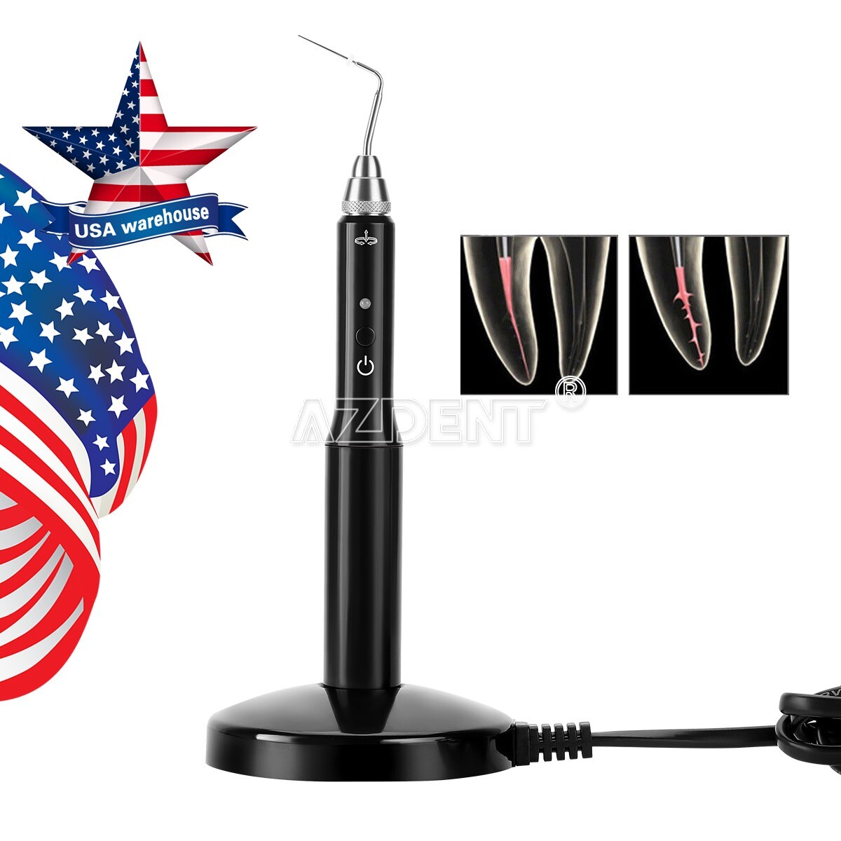 Dental Cordless Gutta Percha Obturation System Heated Pen/Gutta Percha Points