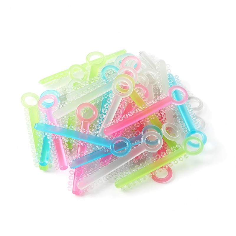 Dental Orthodontic Night-Light Luminous Elastics Ligature Ties Bands Power Chain