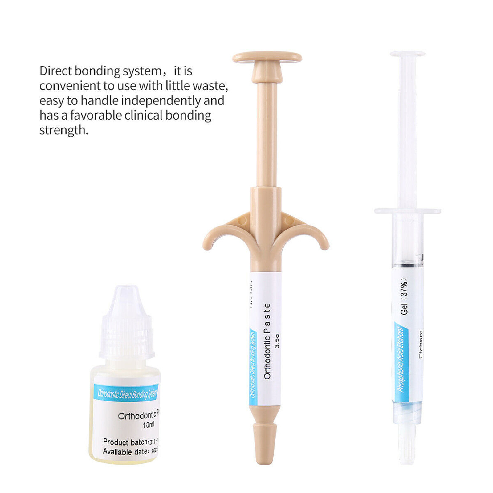 Dental Orthodontic Direct Paste Adhesive Bonding Self Curing Composite Resin Kit