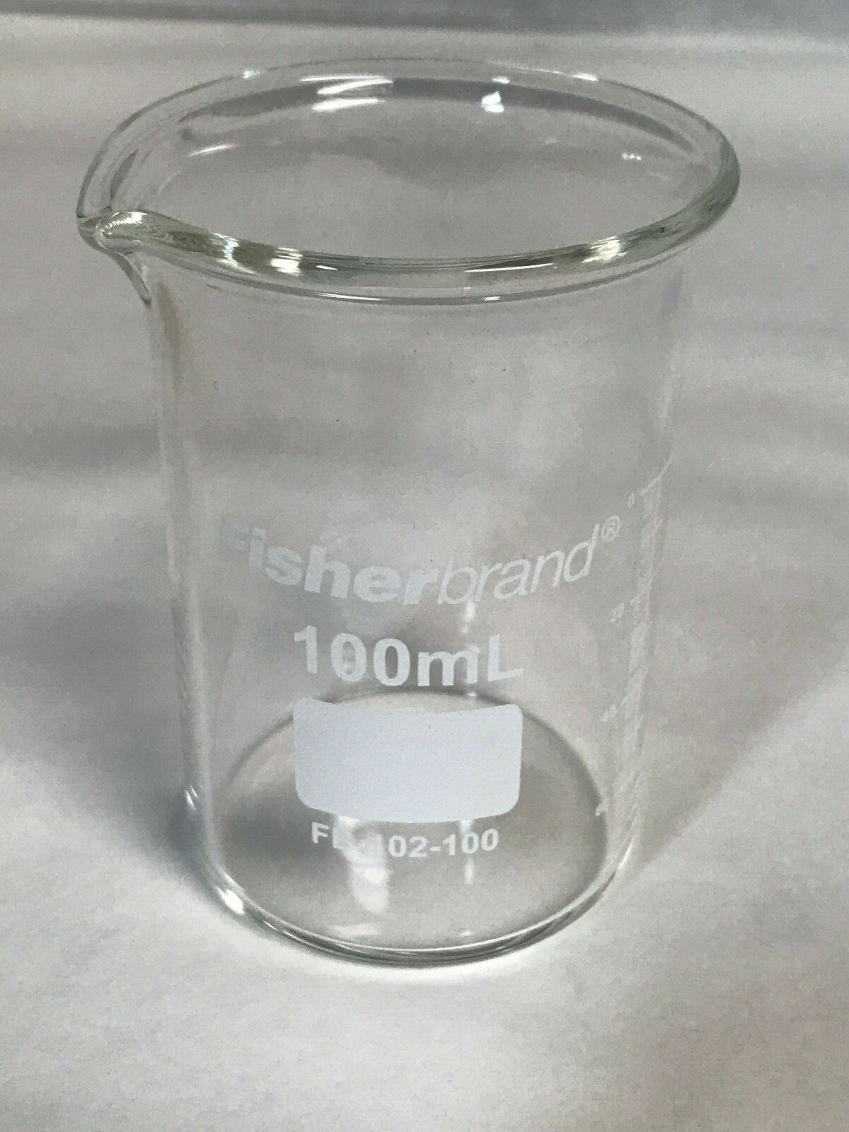Cs. of 48 NEW Fisherbrand FB-102-100 100mL Tall Form Griffin Beaker NEW Cs.of 48