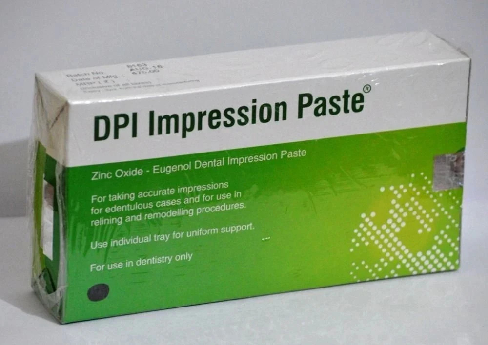 DPI Zinc oxide Impression Paste 125gm ZincOxide and 85gm Eugenol Paste Pack Of 2