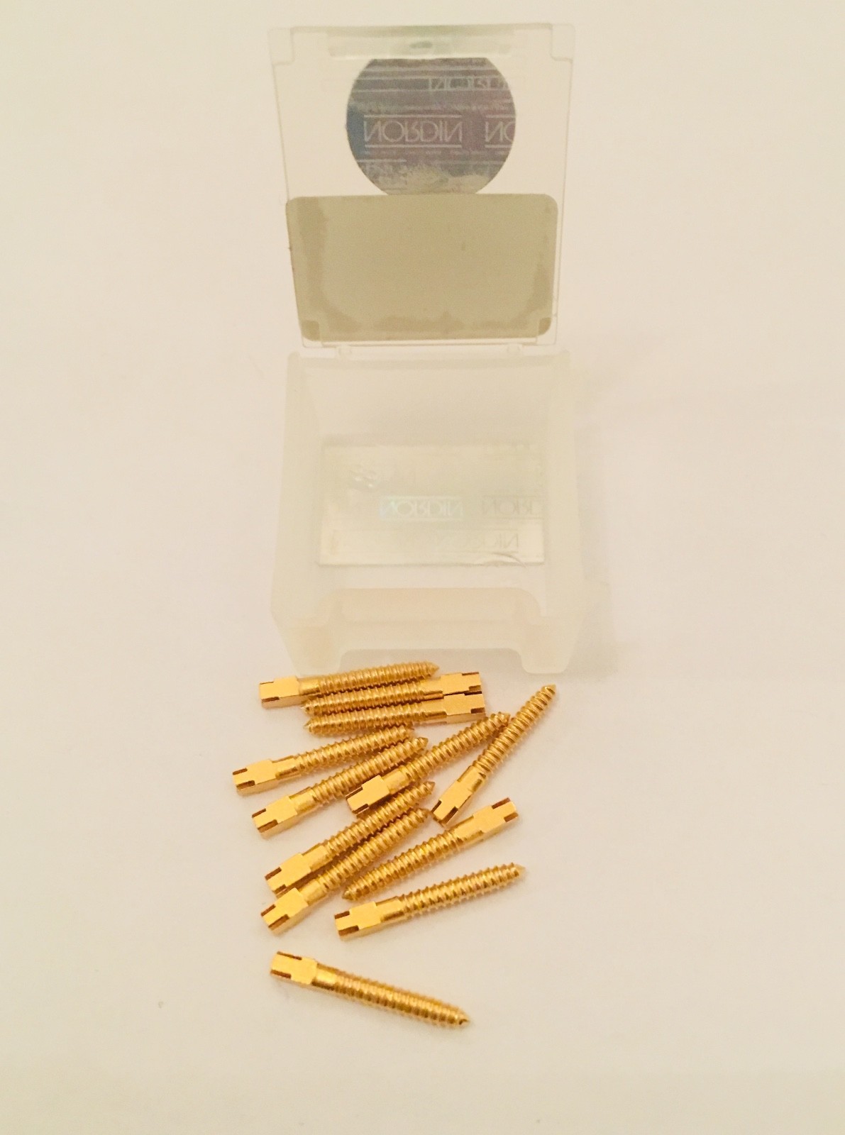 Dental Gold Plated Screw Posts Cross Head Dentatus type XL6 12/kit NORDIN Brand