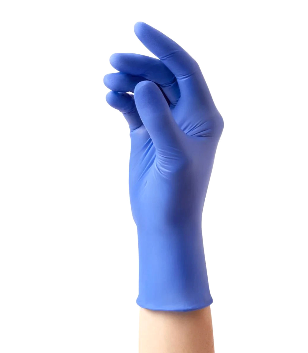 Medline SensiCare Silk Nitrile Exam Gloves – Powdered-Free – Small – 250 Count