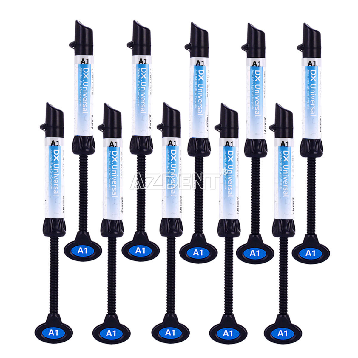 Dentex Dental Universal Cure Light Composite Resin A1 A2 A3 4g/Syringe
