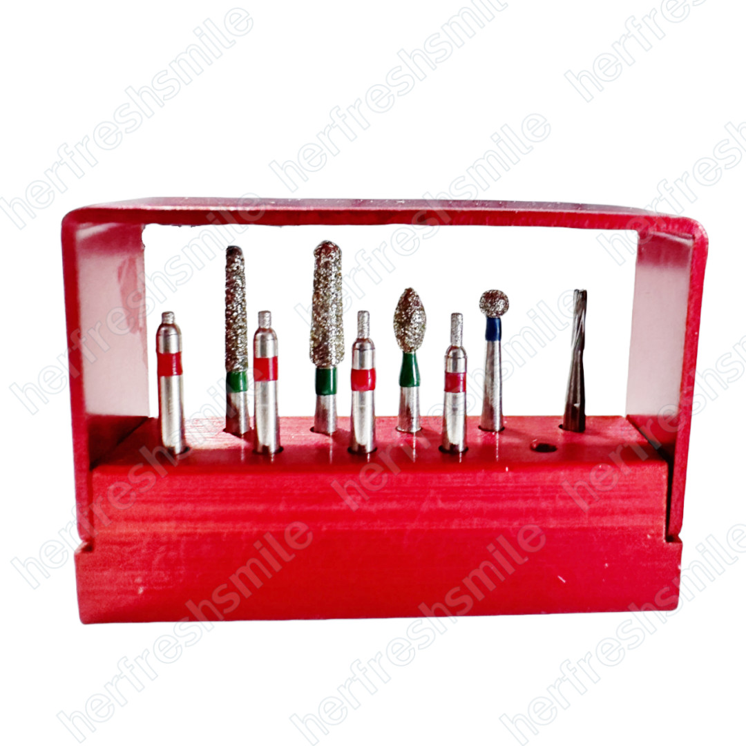 2Kits Dental Reverse Preparation Bur Direction Diamond Interproximal Enamel Burs