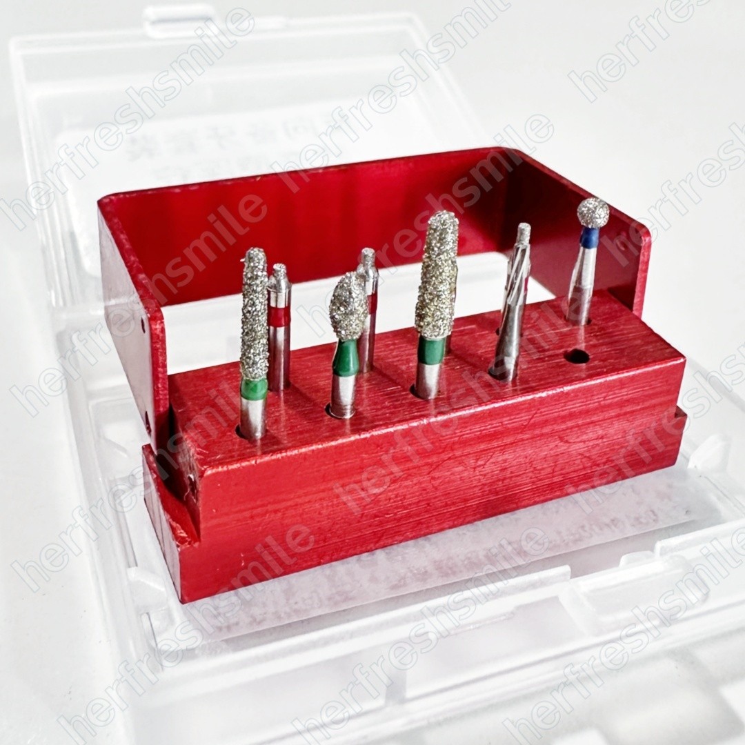 2Kits Dental Reverse Preparation Bur Direction Diamond Interproximal Enamel Burs