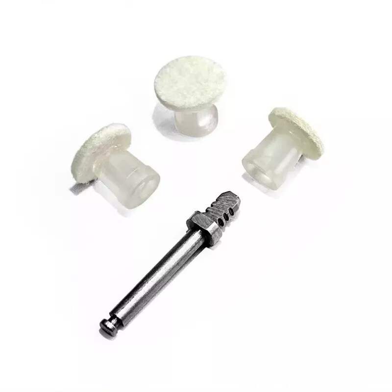Dental Composite Resin Polishing Discs Pasted impregnated Felt Wheels Mandrel