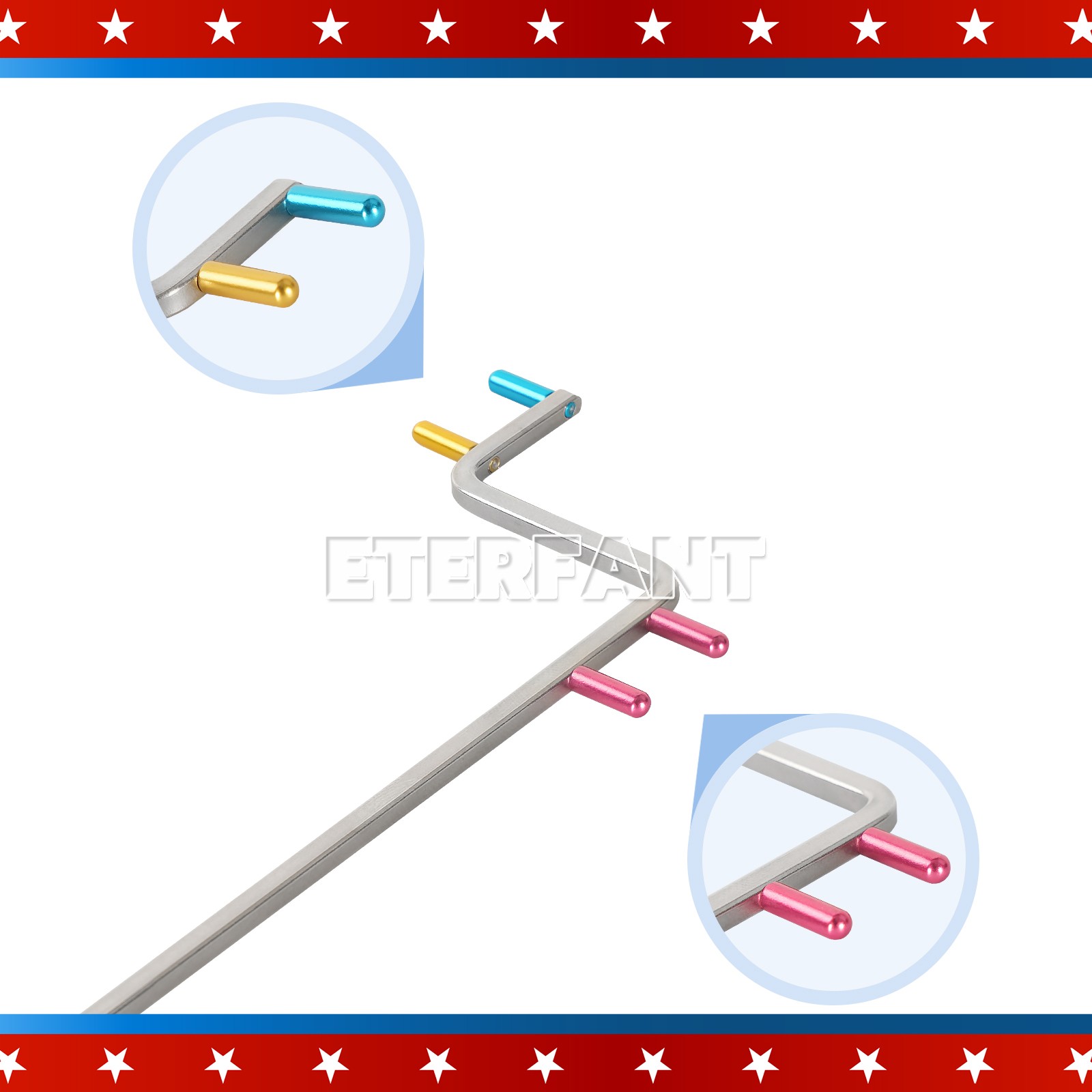 5PCsUniversal Aiming Arm Color Coded Rinn XCP-ORA Style X-Ray Positioning System
