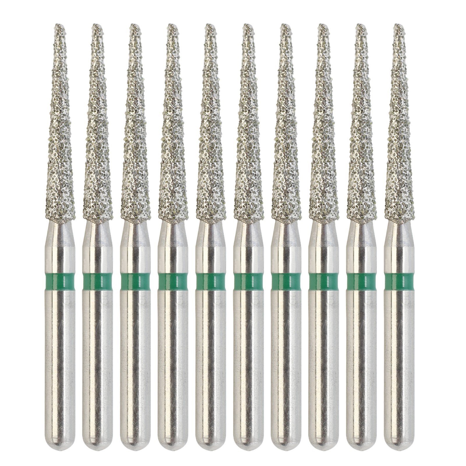 Multi-use Dental Diamond Burs FG Needle Taper Conical End Coarse Dia-burs TC-11C