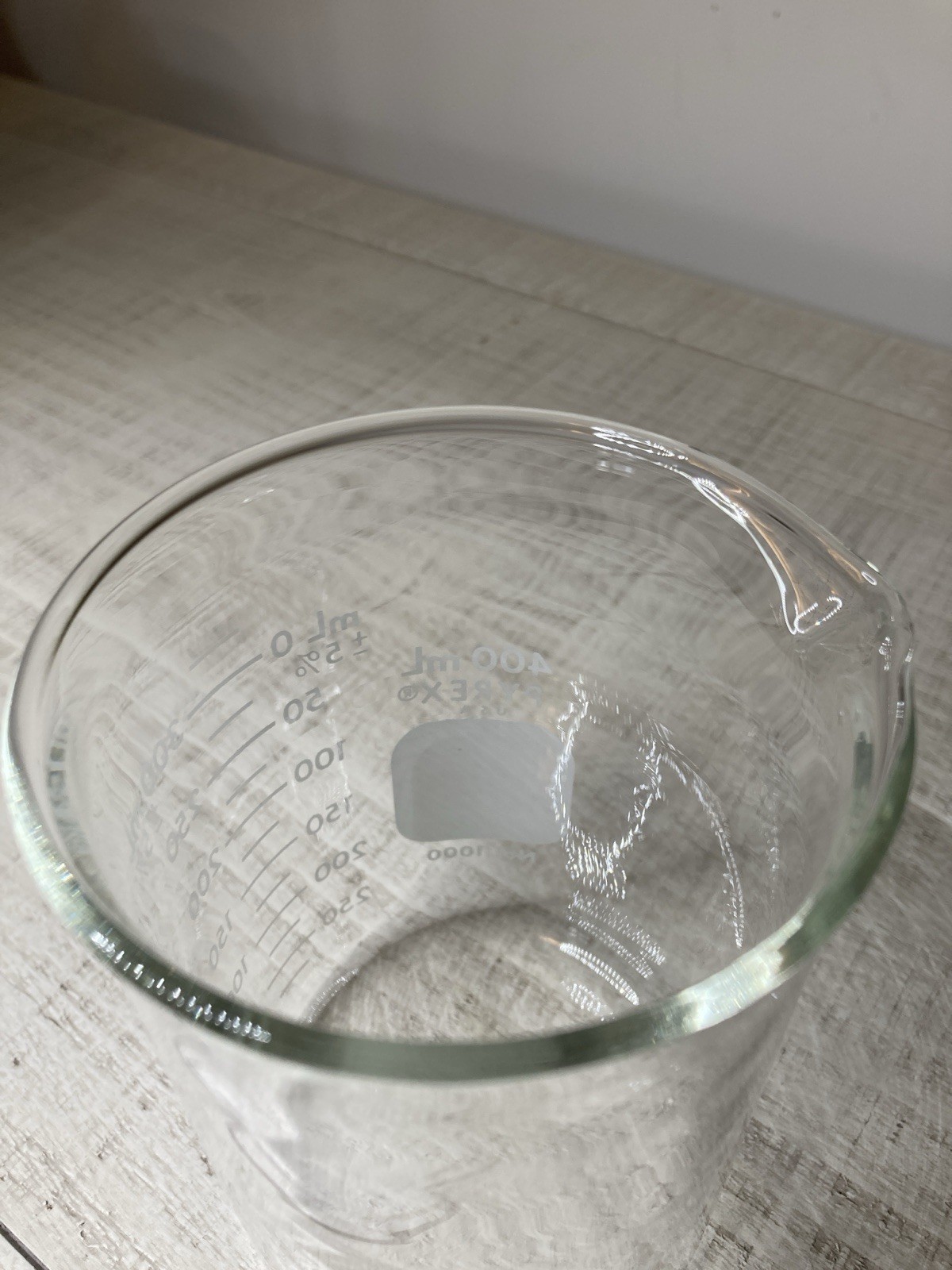 PYREX CORNING 400 ml #1000-T LABORATORY BEAKER