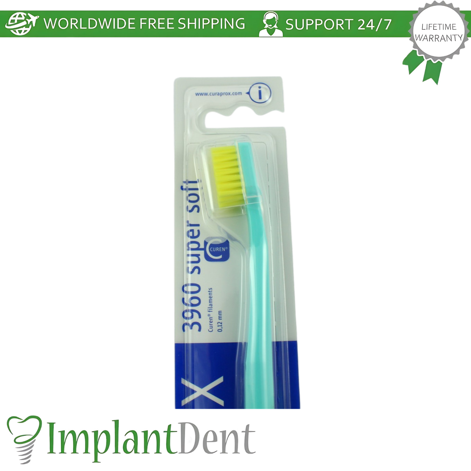 Dental CS 3960 Super Soft Toothbrush Gentle Cleaning Daily Oral Care Curaprox