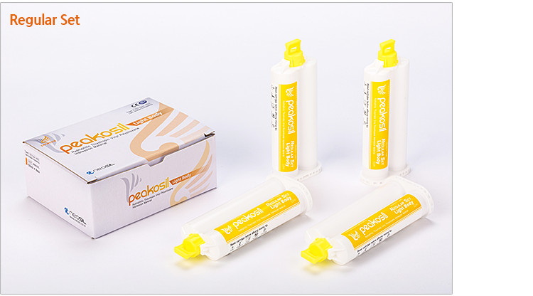80 PEAKOSIL Light Body Regular Set 50 ml Cartridges. VPS Impression Material