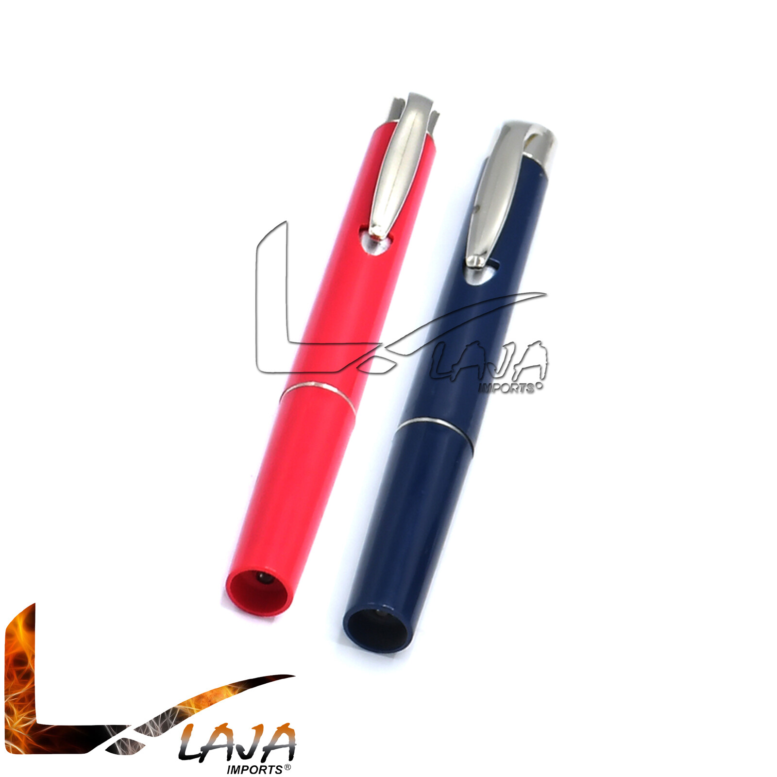 Pack Of 2 ( Red + Blue ) Professional Medical Diagnostic Reusable Penlight