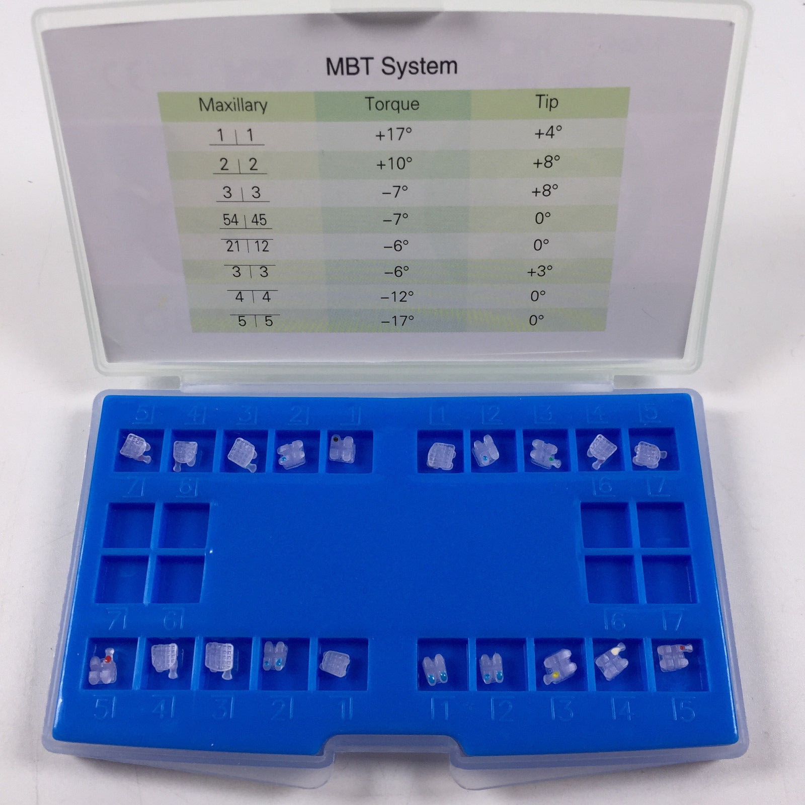 Dental ORMAER New Ceramic Brackets Mini Roth MBT 022/018 Slot Suit 3M Bracket