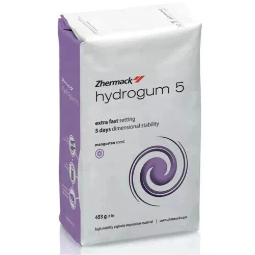 Zhermack Hydrogum 5 Dental Impression Alginate 1 Lb. 500g Extra Fast Set