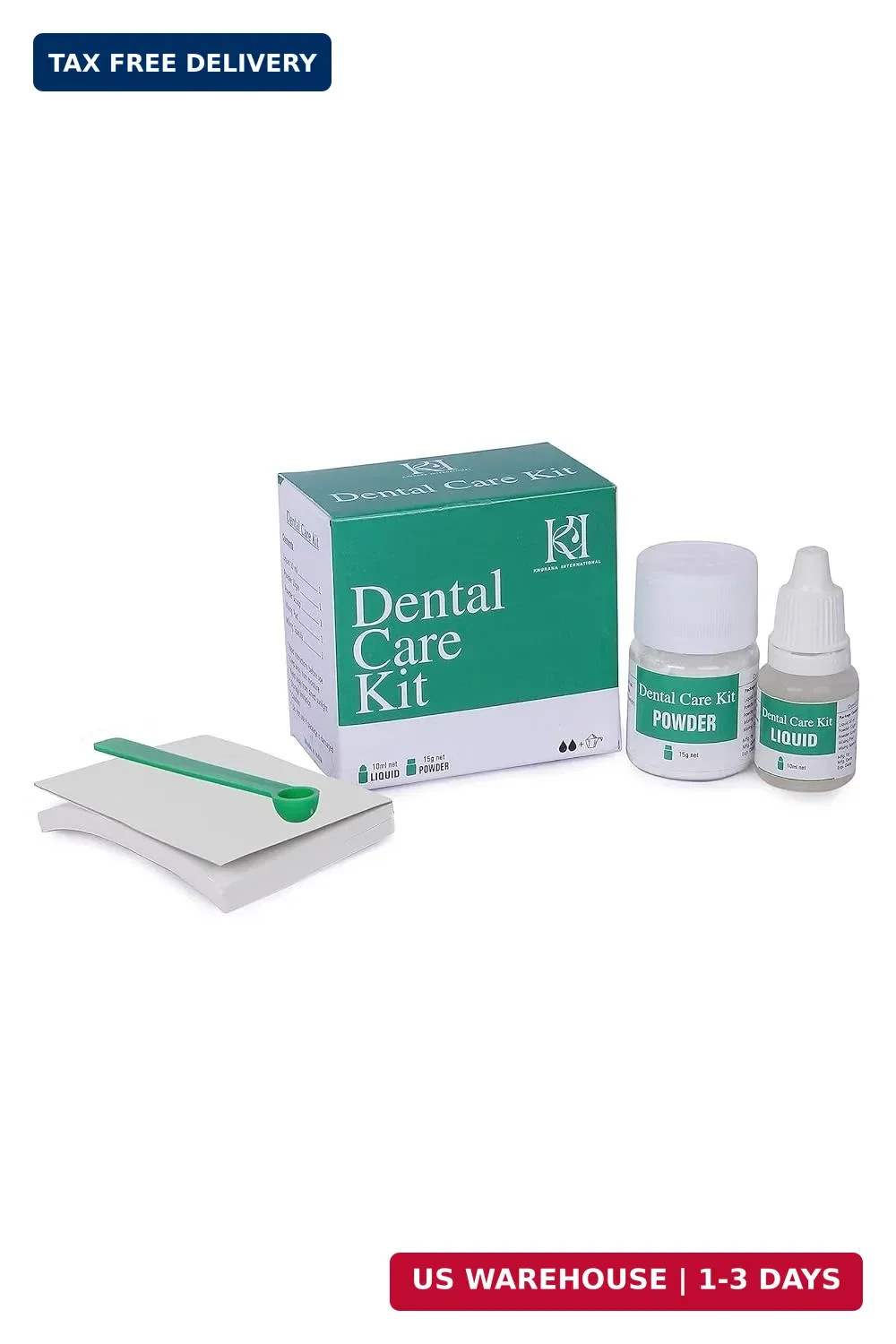 KI Zinc Oxide-Eugenol Dental Cement Kit for Crowns & Bridges Filling
