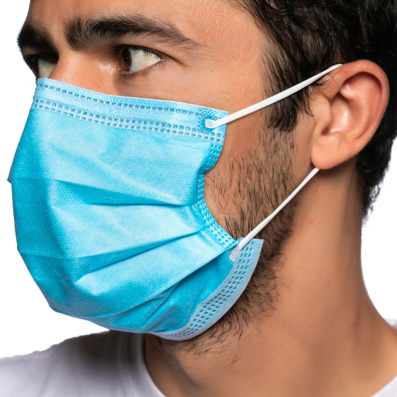 150 ASTM Level 3 4-Ply Disposable Medical Surgical Face Blue Masks (3 Box/50)