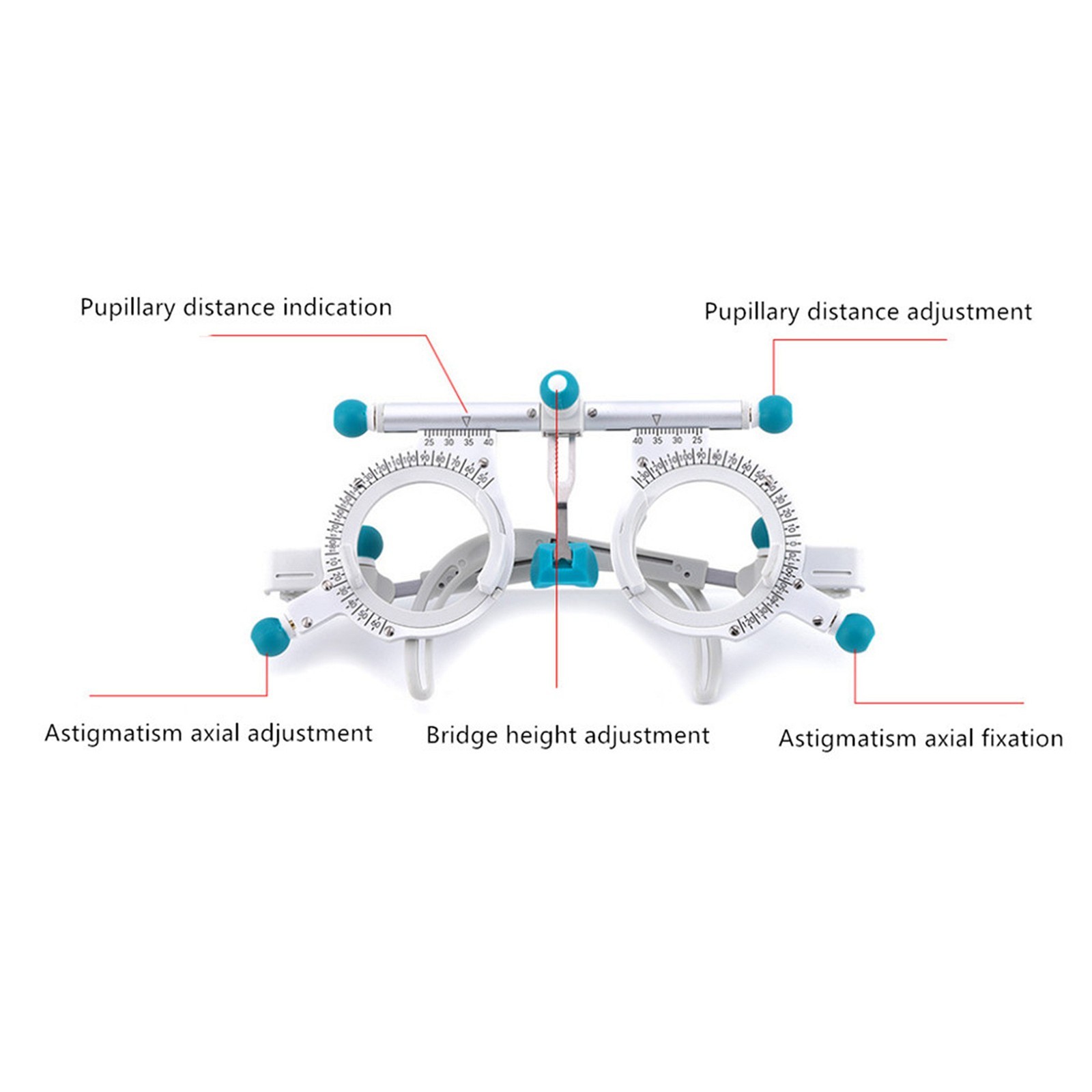 Professional Optical Trial Lens Frame Eye Optometry Test Adjustable Universal