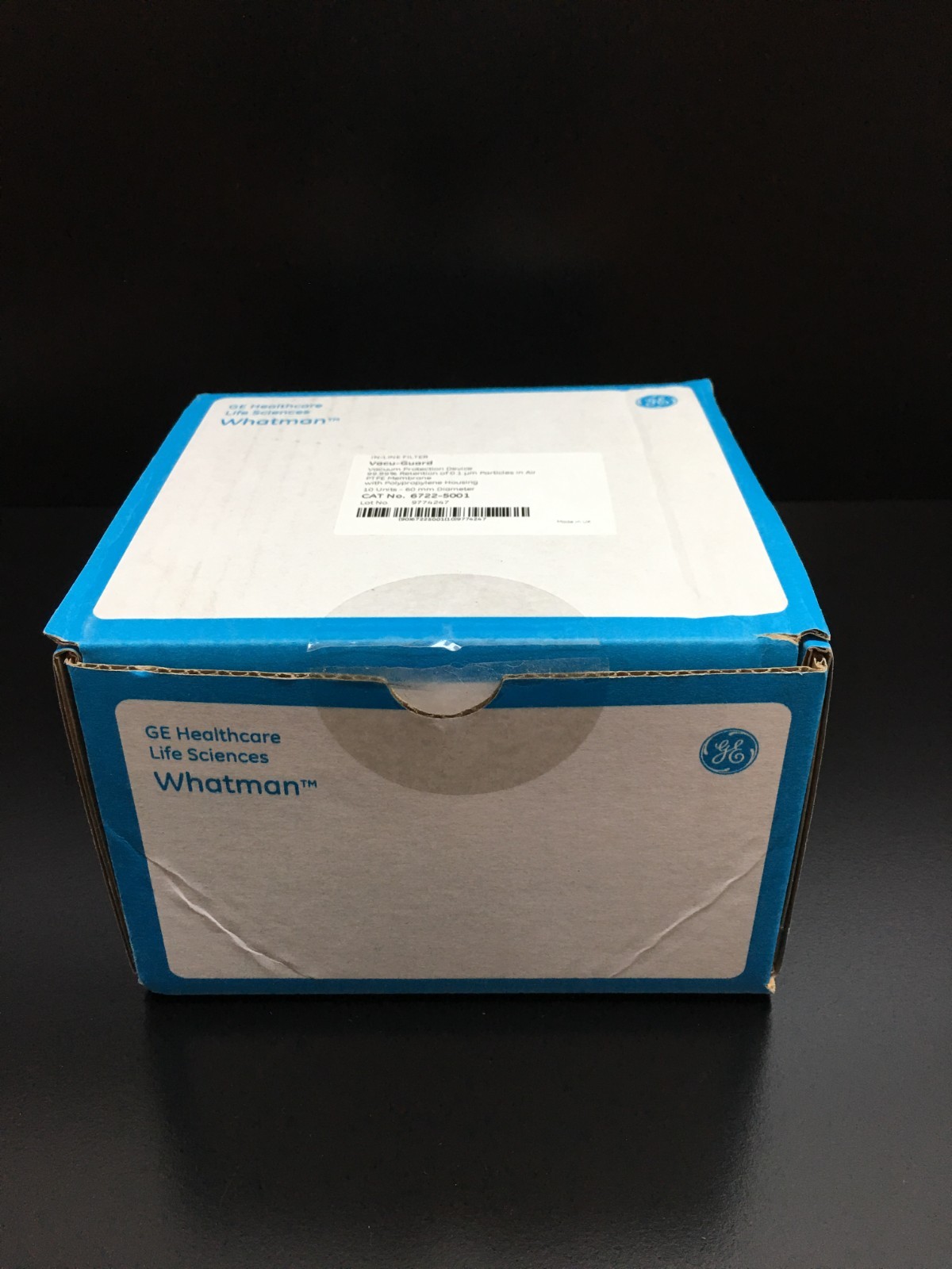 GE Cytiva Ref 6722-5001 Whatman Vacu-Guard Disk Filters 10 Units 60mm Diameter