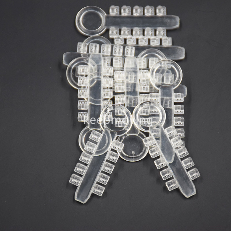 Dental Orthodontic Elastomeric Elastics Rotation Wedges Clear 200 Pcs/bag