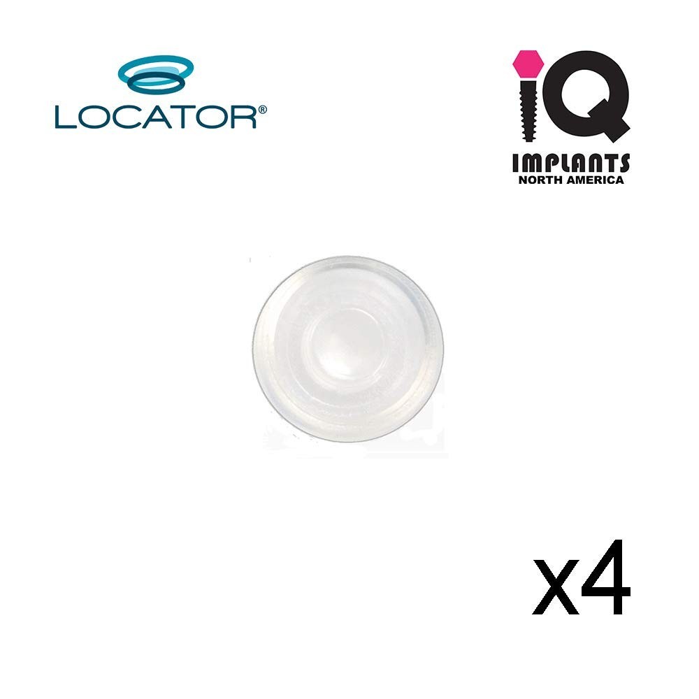 Locator Genuine Replacement Male Retention Inserts Caps, Standard, Clear 5.0…