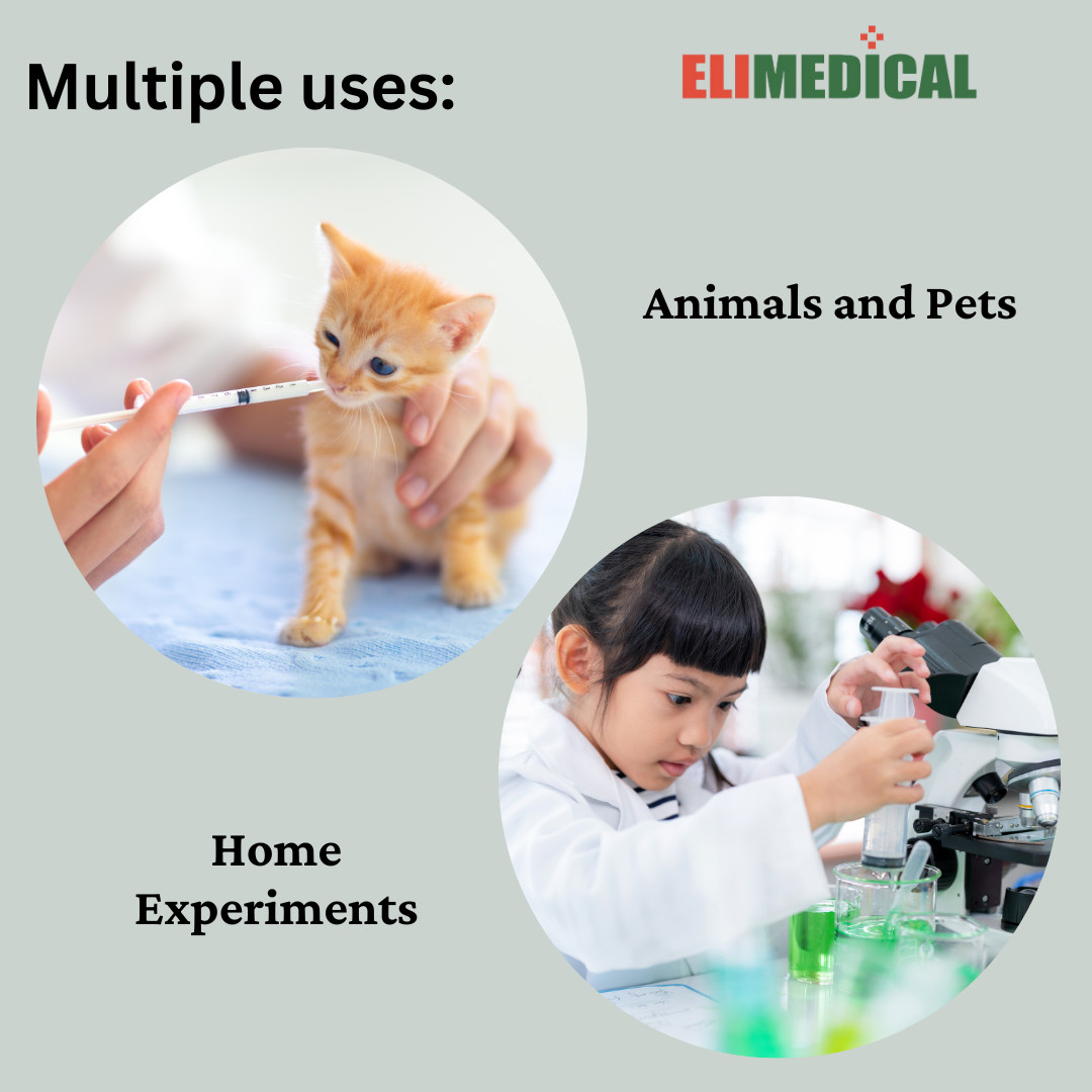Elimedical Veterinary Syringe, Luer Lock 30cc 25pcs/box 30LT