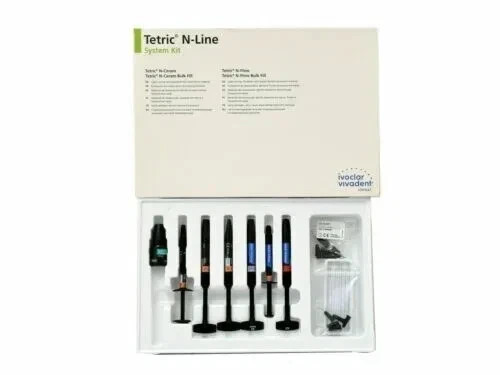 Ivoclar Vivadent Tetric N-Line Ceram Flow Bulk Fill Bond Dental Composite Kit