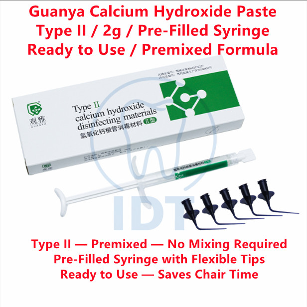Guanya Calcium Hydroxide Root Canal Dressing Type II 2g Syringe Premixed
